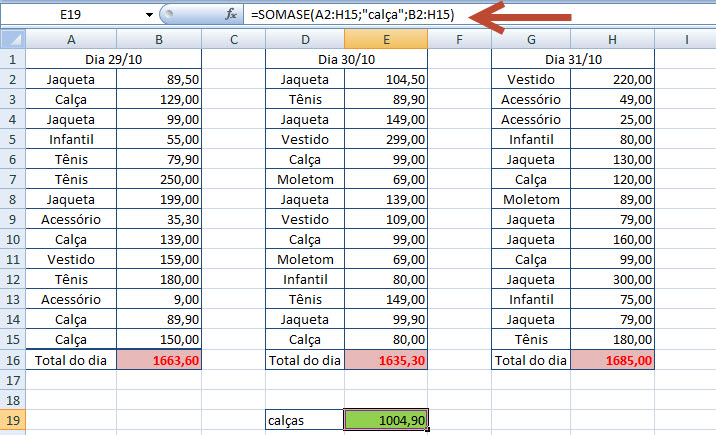 Expert em fórmulas do excel é bom