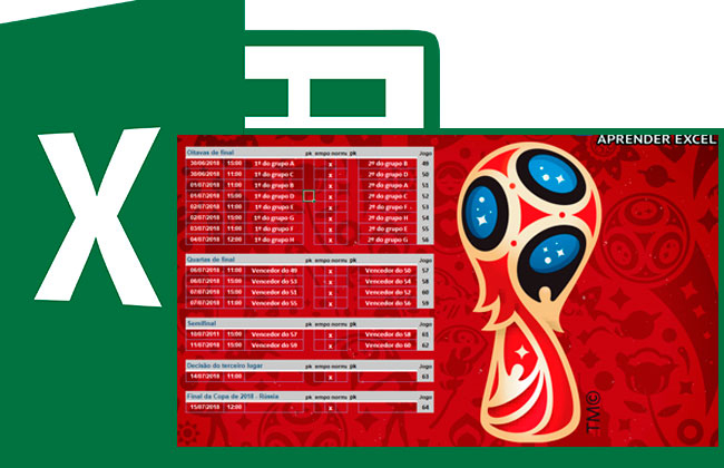 Baixe a tabela atualizada da Copa do Mundo 2022