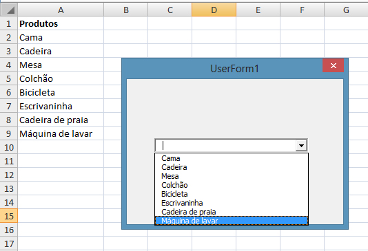 Como Criar Uma Caixa De Sele O Combobox No Excel