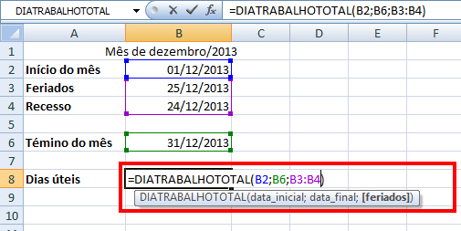 Como Calcular Datas No Excel