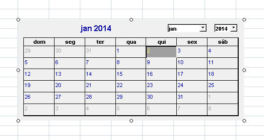 Como Adicionar Um Calendário No Excel 2007